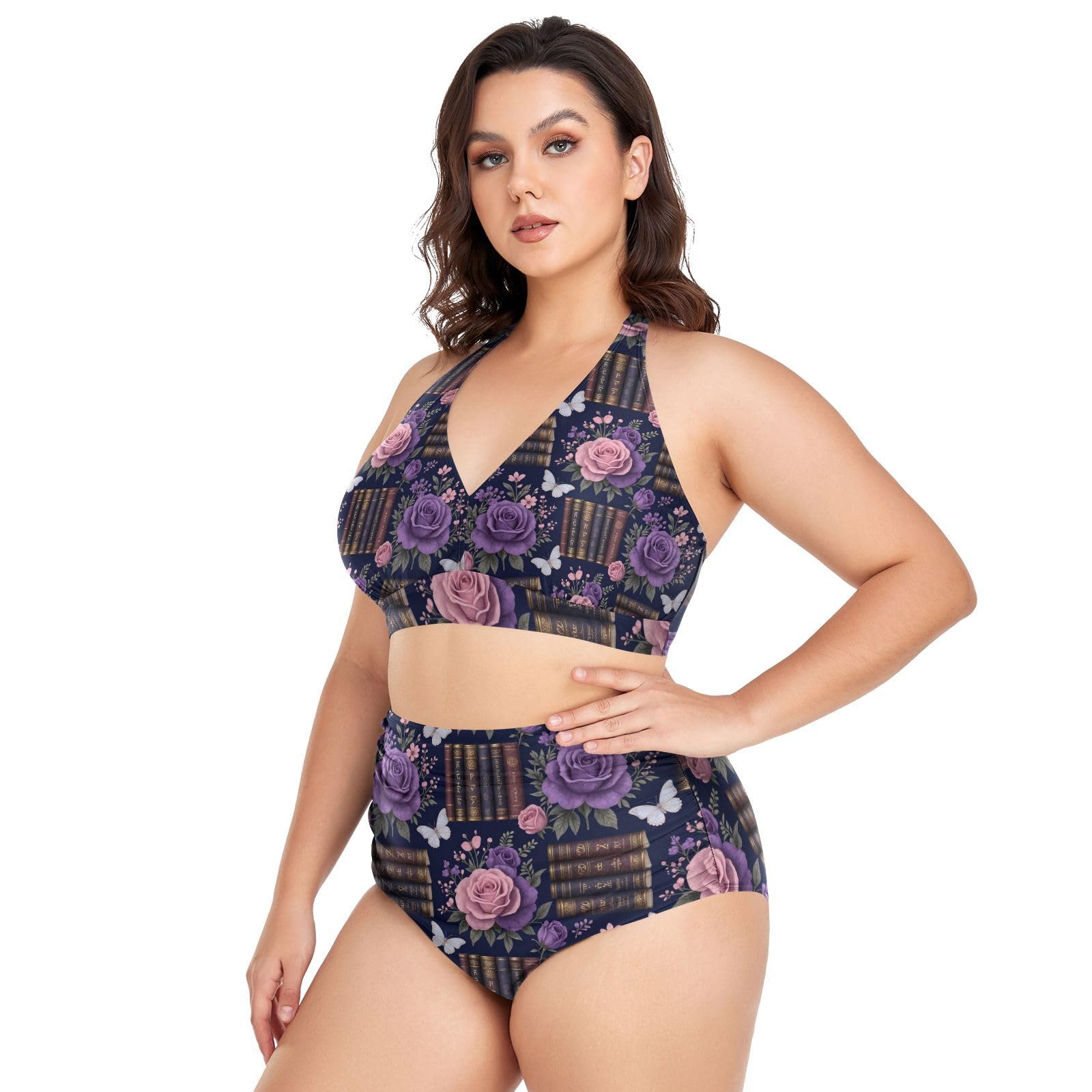 FRODOTGV Costumi da bagno donna taglie forti L-4XL