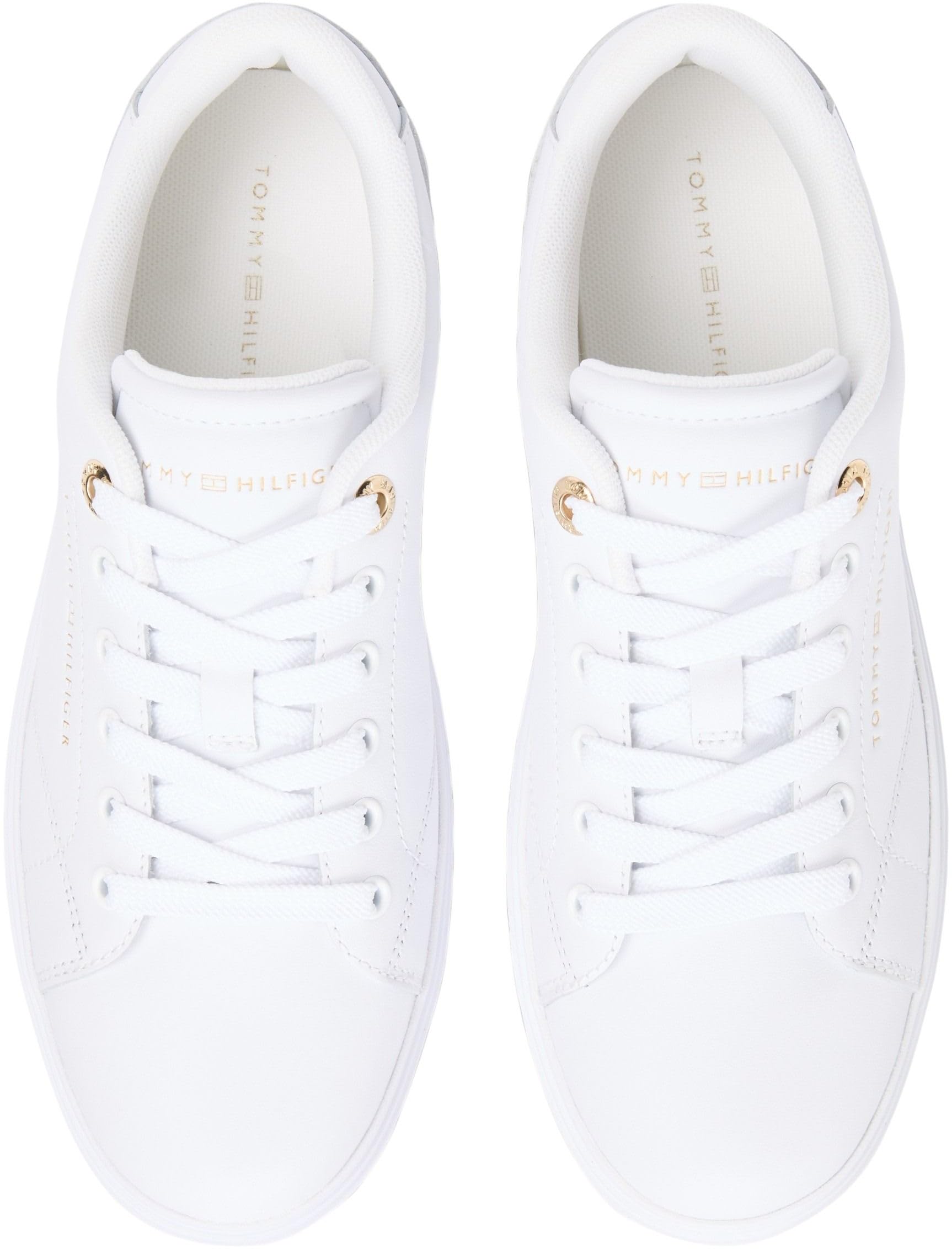 Tommy Hilfiger Femme Th Feminine Cupsole Leather Fw0fw09105 Bas