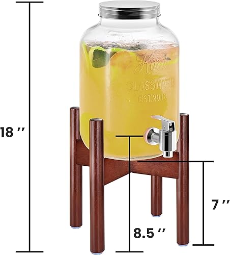 Miniatura 14 de ZPirates Soporte dispensador de agua de 5 galones – Se utiliza para sostener dispensadores, jarras, botellas, frascos y vasijas de cerámica, soporta