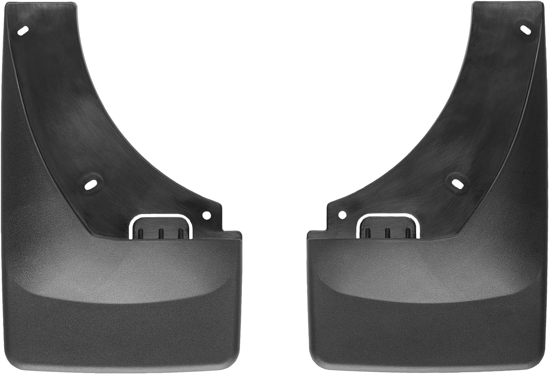 WeatherTech Custom No Drill Splash Guard MudFlaps for Cadillac Escalade EXT, Avalanche, Avalanche - Rear Pair (120016), Black