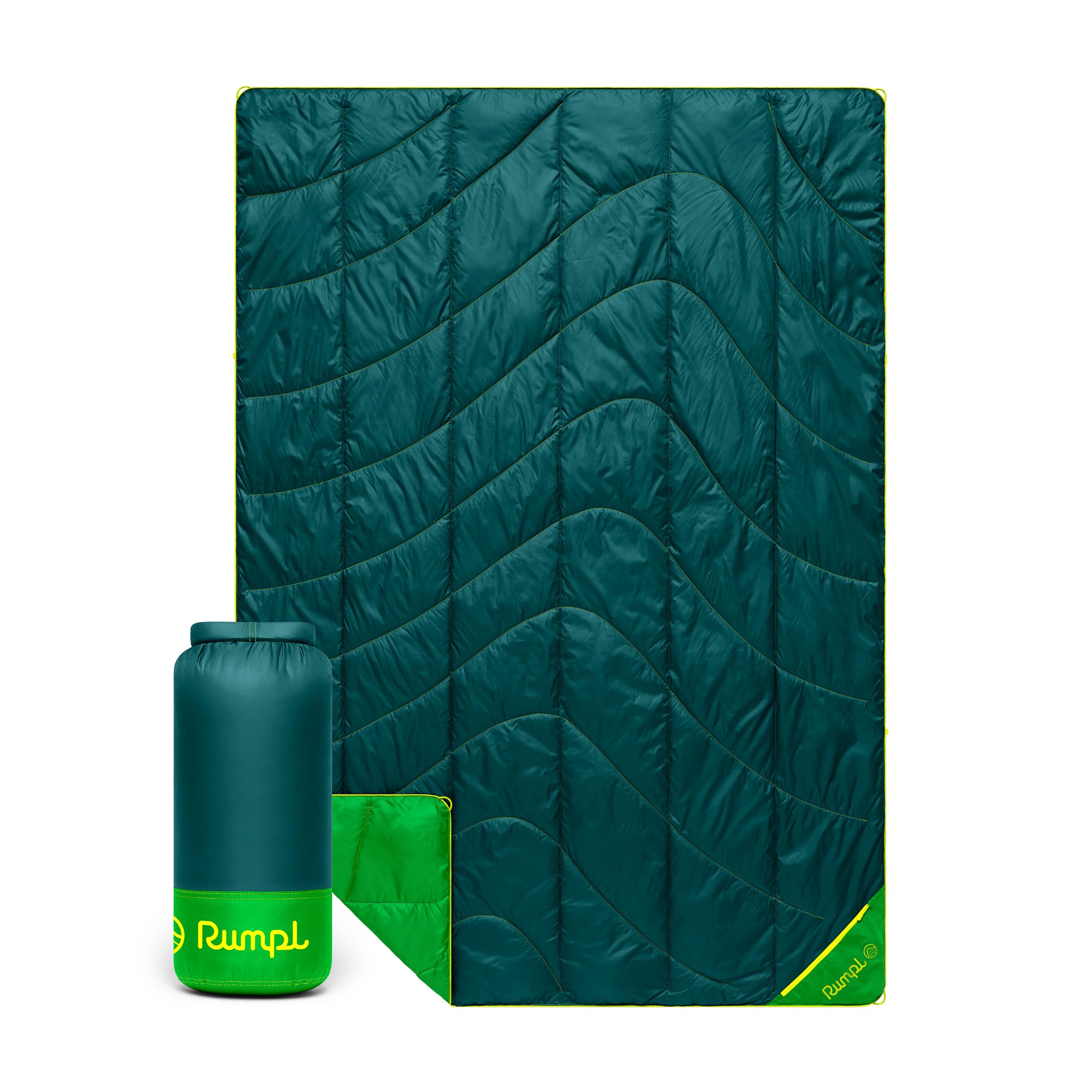 Rumpl Backcountry Puffy Blanket - Packing Comfort Into Uncomfortable Places, 100% Recycled Polyester Insulation, Lightweight, Packable, Water