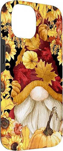 Miniatura 6 de Funda para iPhone 11 con diseño de gnomo de calabaza y girasol