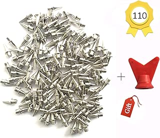 110 Pieces 1/2 Inch Stainless Steel Track and Cross Country Spikes with Spike Wrench - coolthings.us