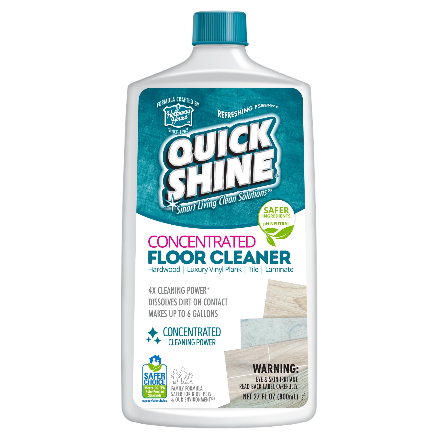 Quick Shine Concentrated Multi-Surface Floor Cleaner, 27 Fl. Oz.