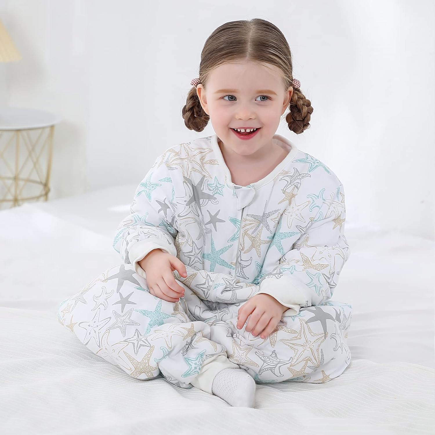 Baby Sleep Sack with Feet,Winter Toddler Sleep Sack with Legs,2.5 TOG Wearable Blanket Baby 6M-5T,Weighted Sleep Sack 12-18 Months,18-24 Months,Medium : Baby