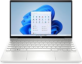 HP Envy 13.3-inch FHD IPS Touchscreen Laptop, Intel Core i7-1165G7, 16GB DDR4 RAM, 1TB SSD, Intel Iris Xe Graphics, WiFi, Bluetooth, micro SD Card Reader, Windows 11 Home, Natural Silver (Renewed)