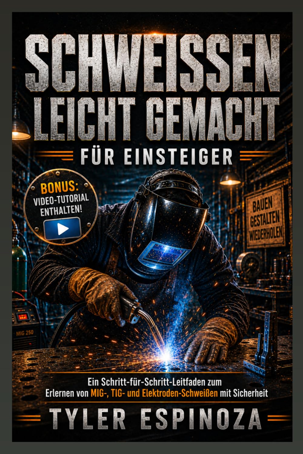 SCHWEISSEN LEICHT GEMACHT FÜR EINSTEIGER: Eine Schritt-für-Schritt-Anleitung für Anfänger zum Erlernen von MIG-, TIG- und Elektrodenschweißen mit Sicherheit