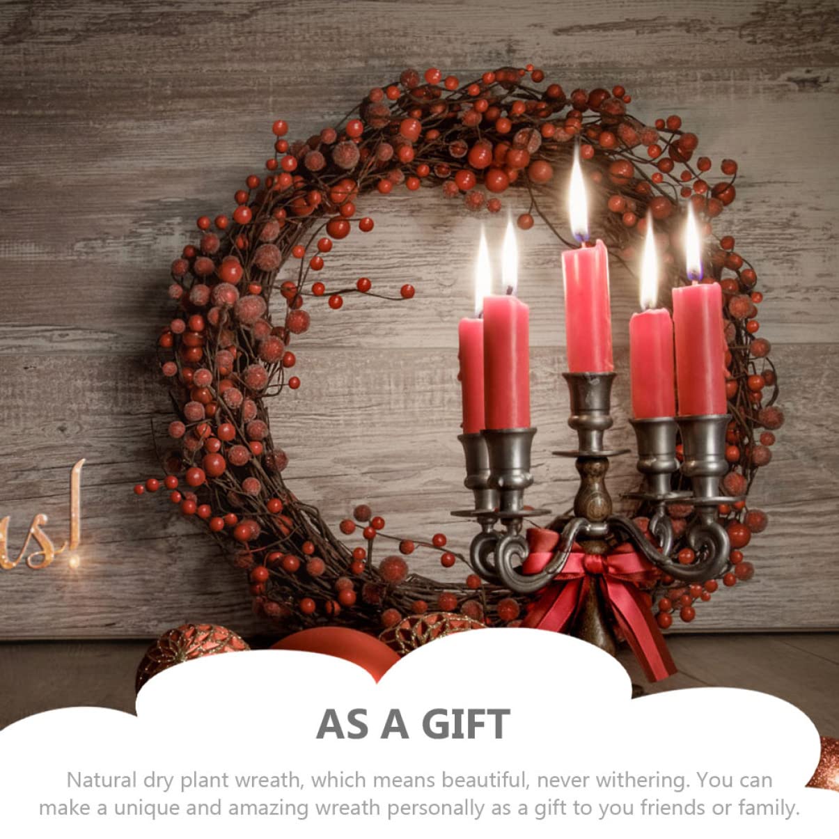 Zerodeko 3 Juegos Rota Adornos para Arboles De Navidad Día Festivo Luces De Hadas Personalizar Obsequios Personalizados Ratán Bricolaje De Vid Colgante Coffee 2 Piezas * 3