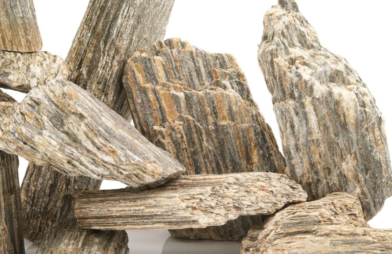 Woodstone Steinholz XXL Bruchsteine Aquarium Aqua Malawi Dekosteine 25kg Steine