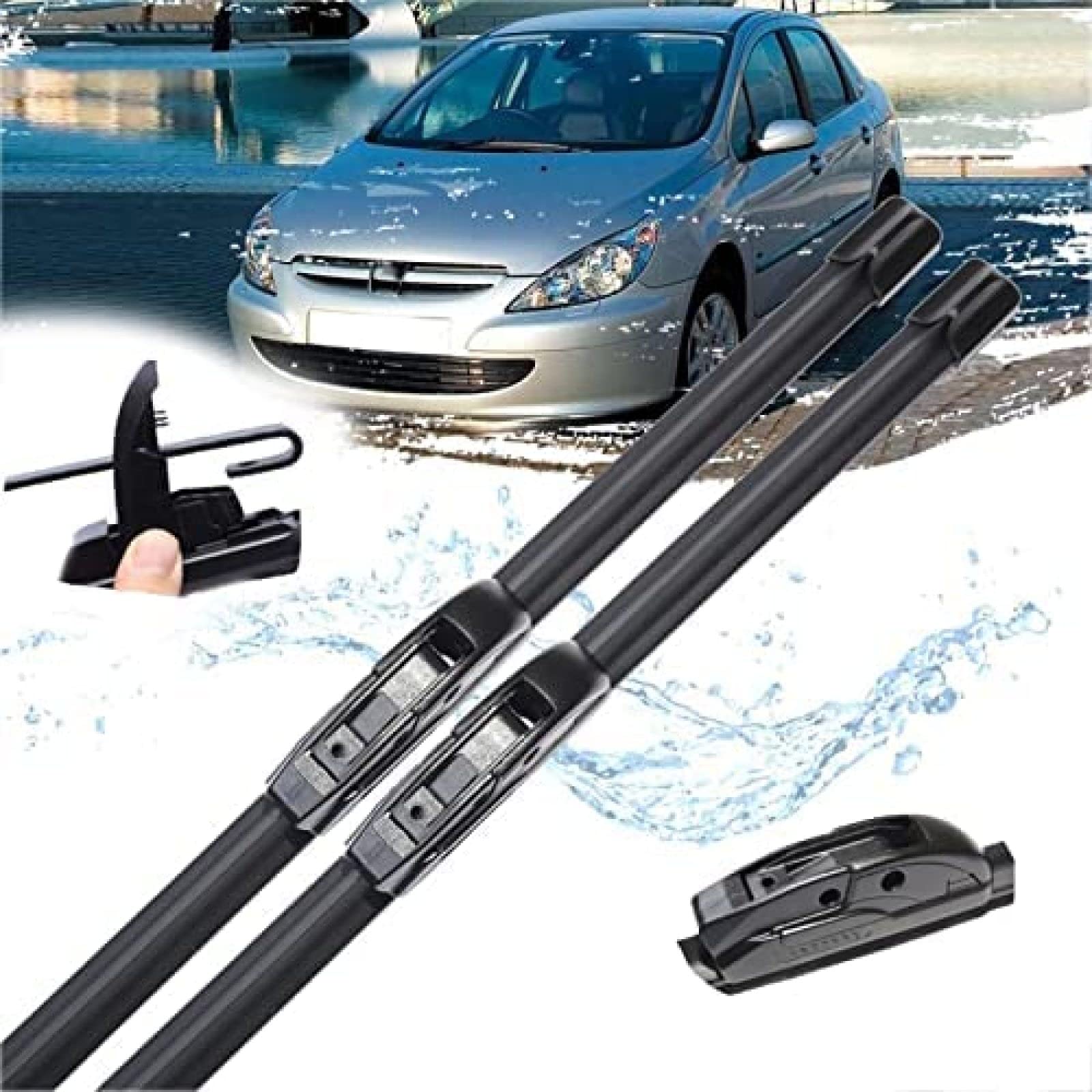 MOTEUR ESSUIE GLACE Avant Peugeot 307 Sw Phase 2 [103120] EUR 79,46