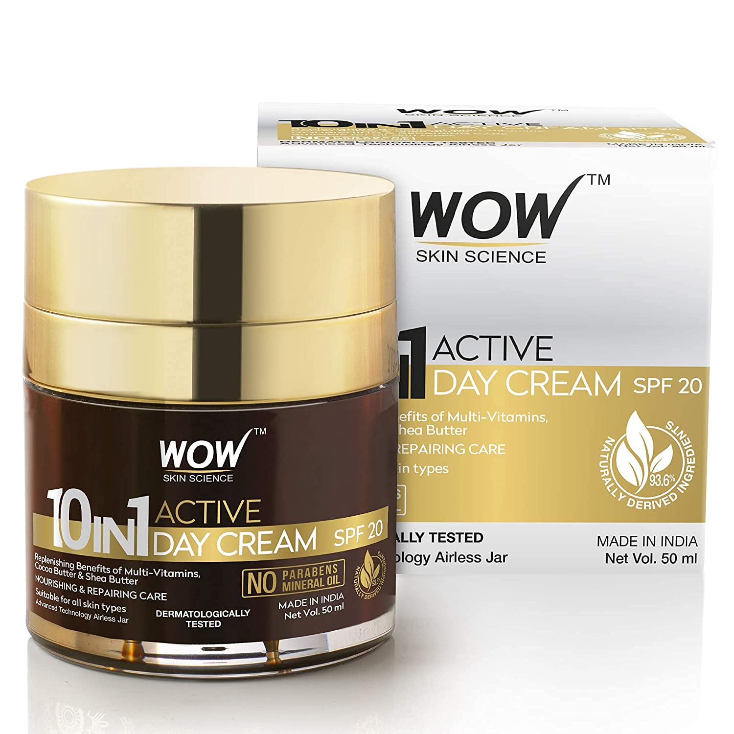 WOW Skin Science Cream 10 in 1 Age Miracle Face Cream Day Cream With