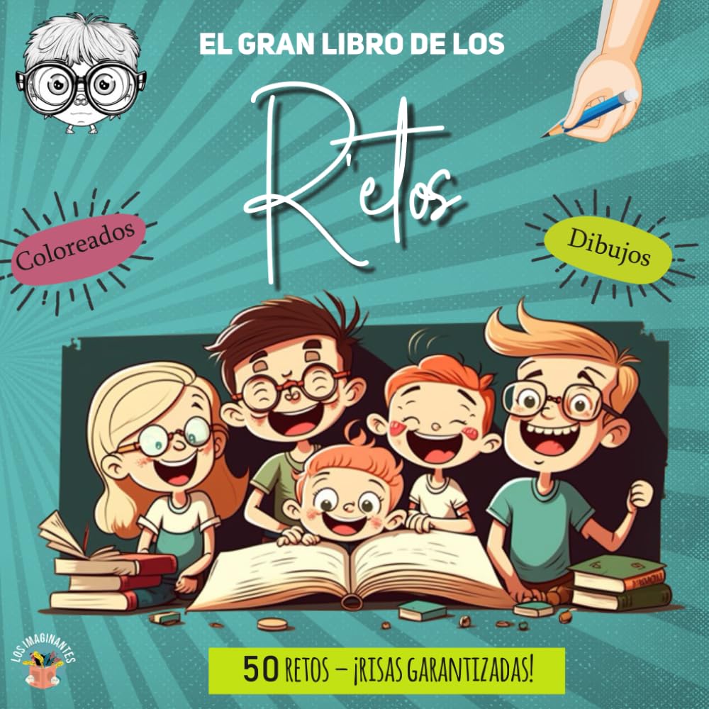 El Gran Libro de los Retos: 50 retos creativos para colorear, dibujar y disfrutar en familia