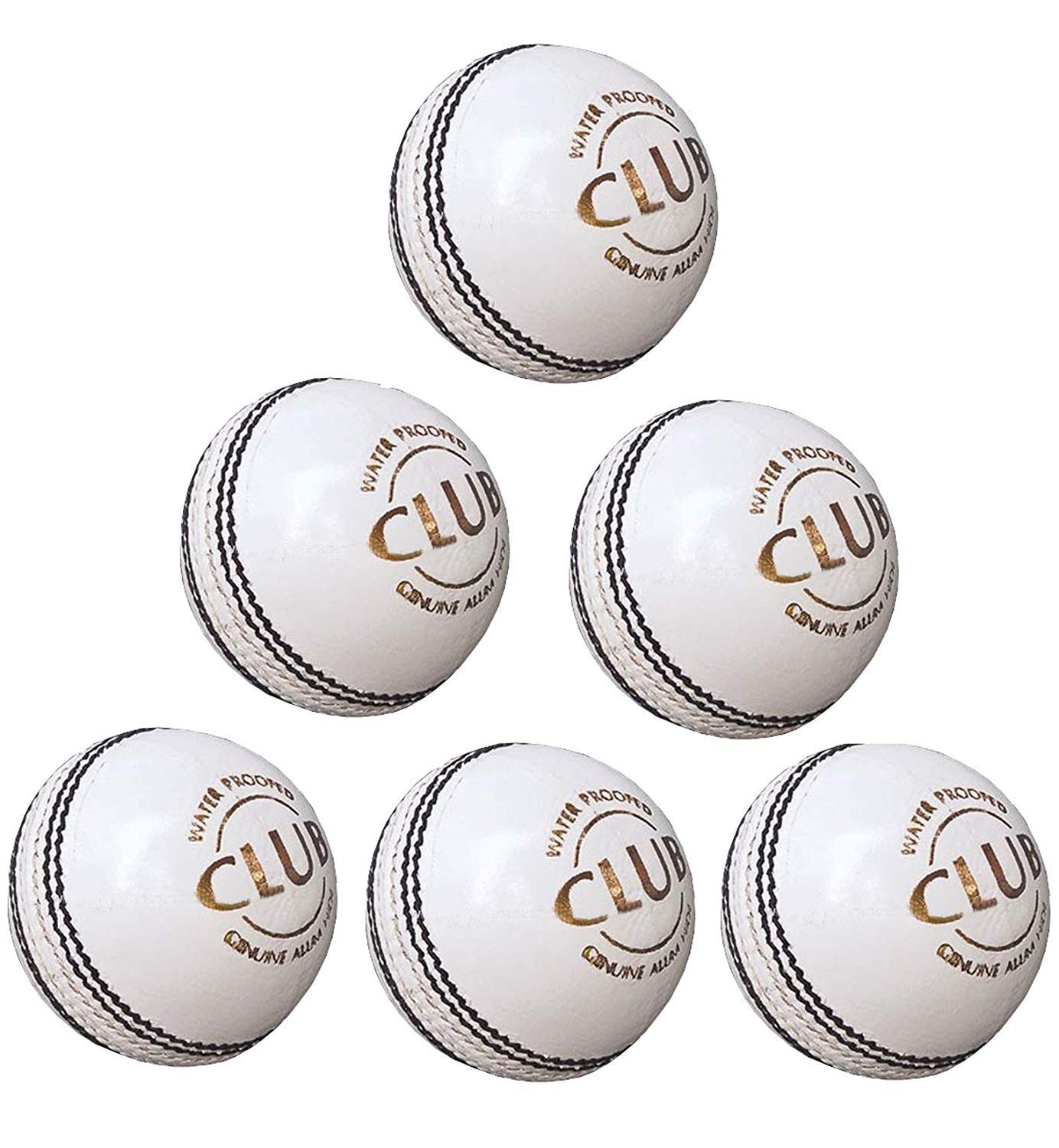 VIBCO Club 4pc Cricket Leather Ball Pack of 6}-picture-11