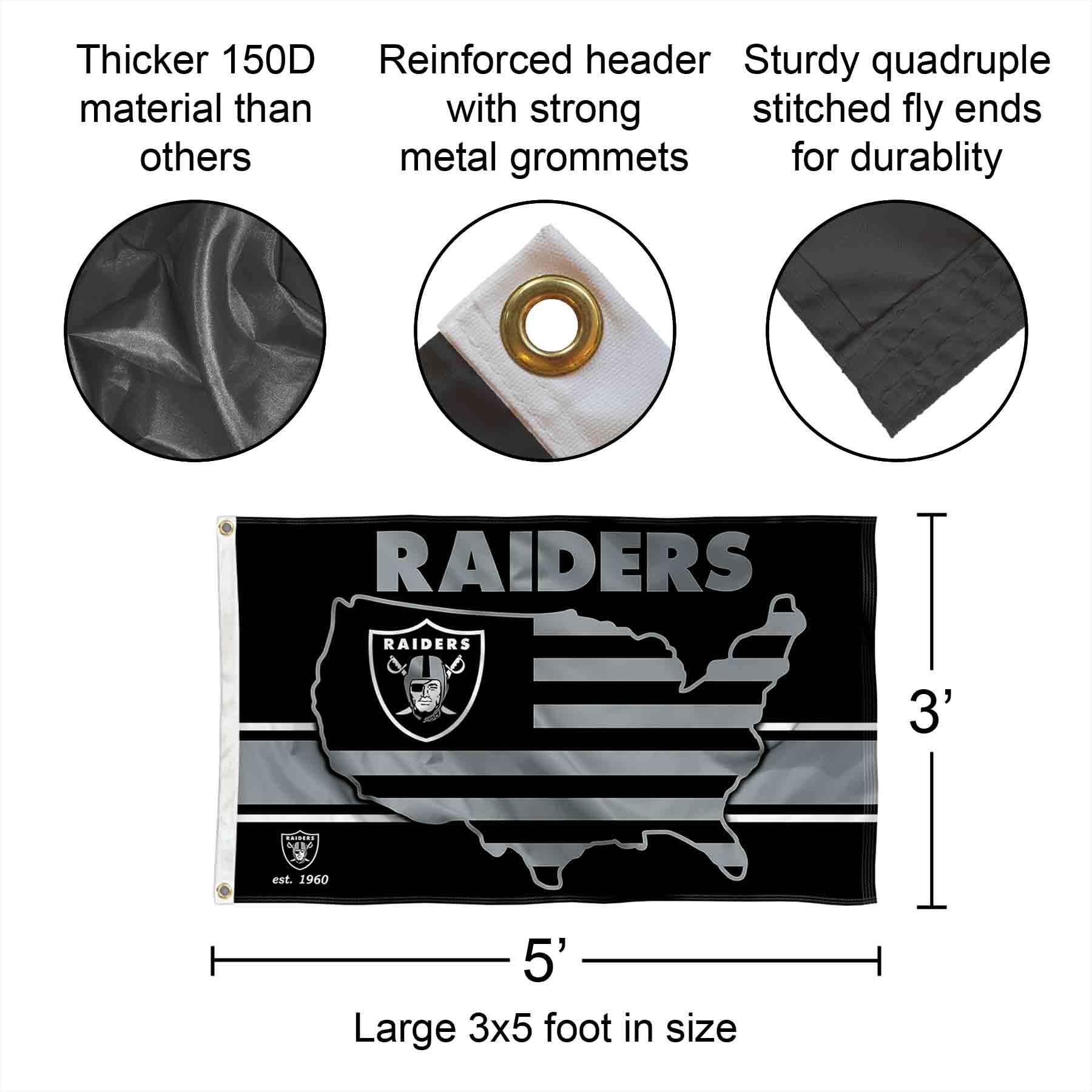 Amazon.com : Las Vegas Raiders Nation USA American Country