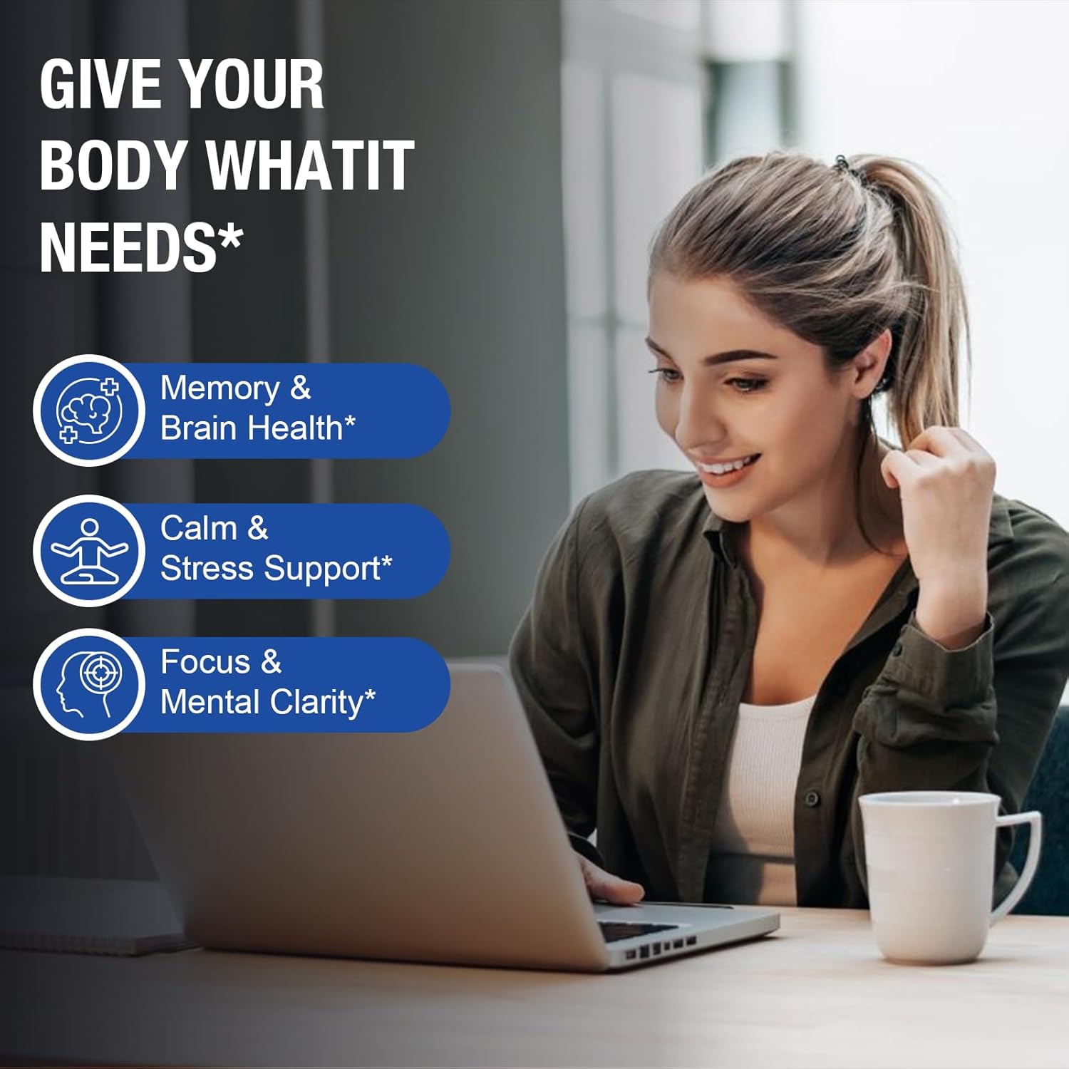 Lisopomal Lithium Orotate Complex Capsules, Lithium Orotate 20 mg, Magnesium Glycinate & Ashwagandha, Brain Health Supplements for Cognitive, Mood & Memory – Non-GMO, 120 Vegan Capsules - Image 4