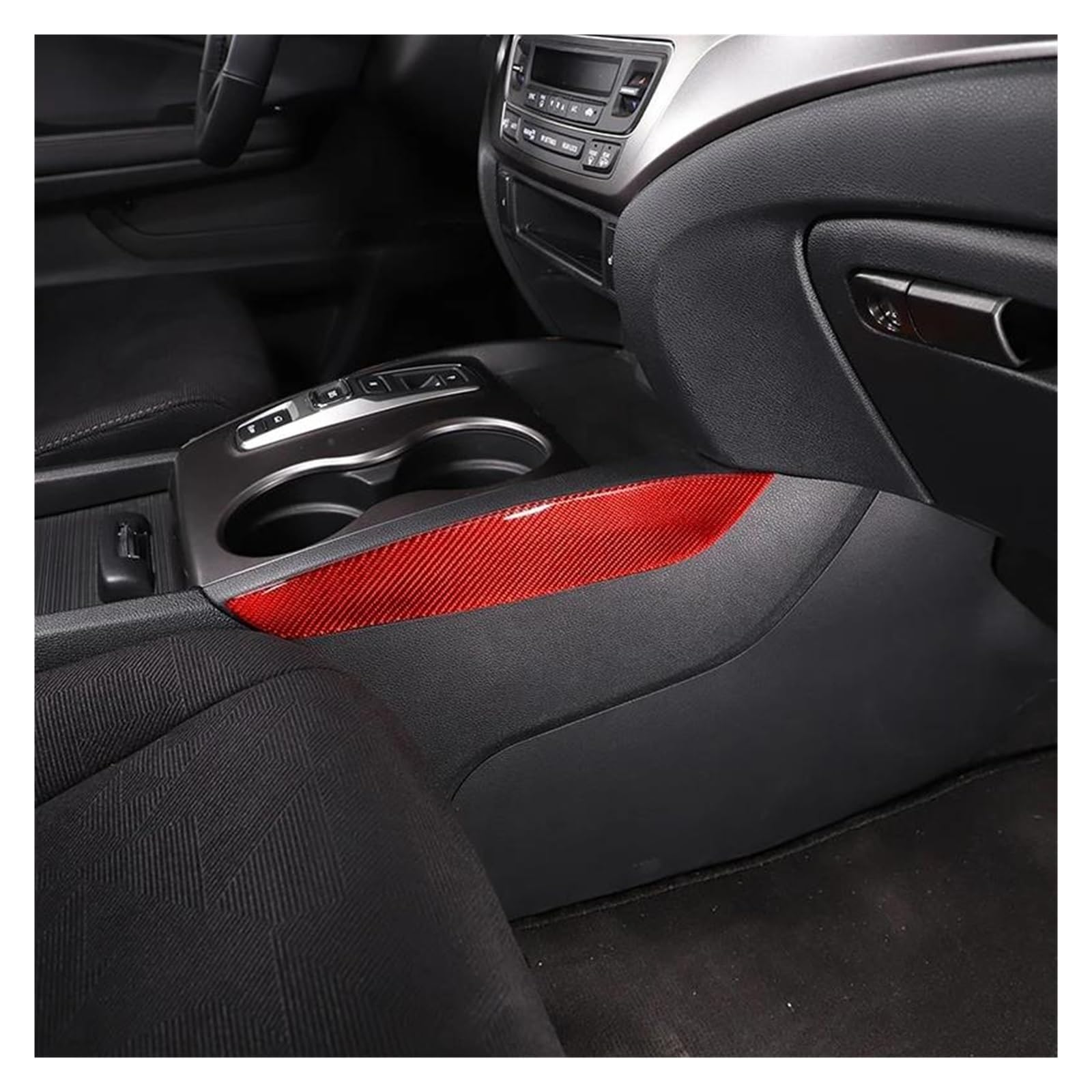 Rivestimento interno della consolle centrale Per Pilot 2015-2019 Car Center Control Shift Side Trim Panel Adesivo Accessori di protezione interna