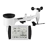 Estación meteorológica inalámbrica PCE-FWS 20N con sensores exteriores para dirección del viento, velocidad del viento, temperatura, humedad relativa, cantidad de lluvia, interfaz USB, software de