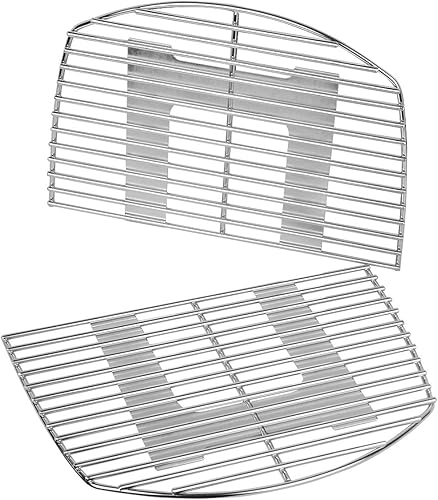 Miniatura 2 de Stanbroil Rejillas de cocina de acero inoxidable para Weber Q200, Q220, Q2000, Q2200, Q2400 Series Gas Grill, piezas de repuesto para Weber 7645