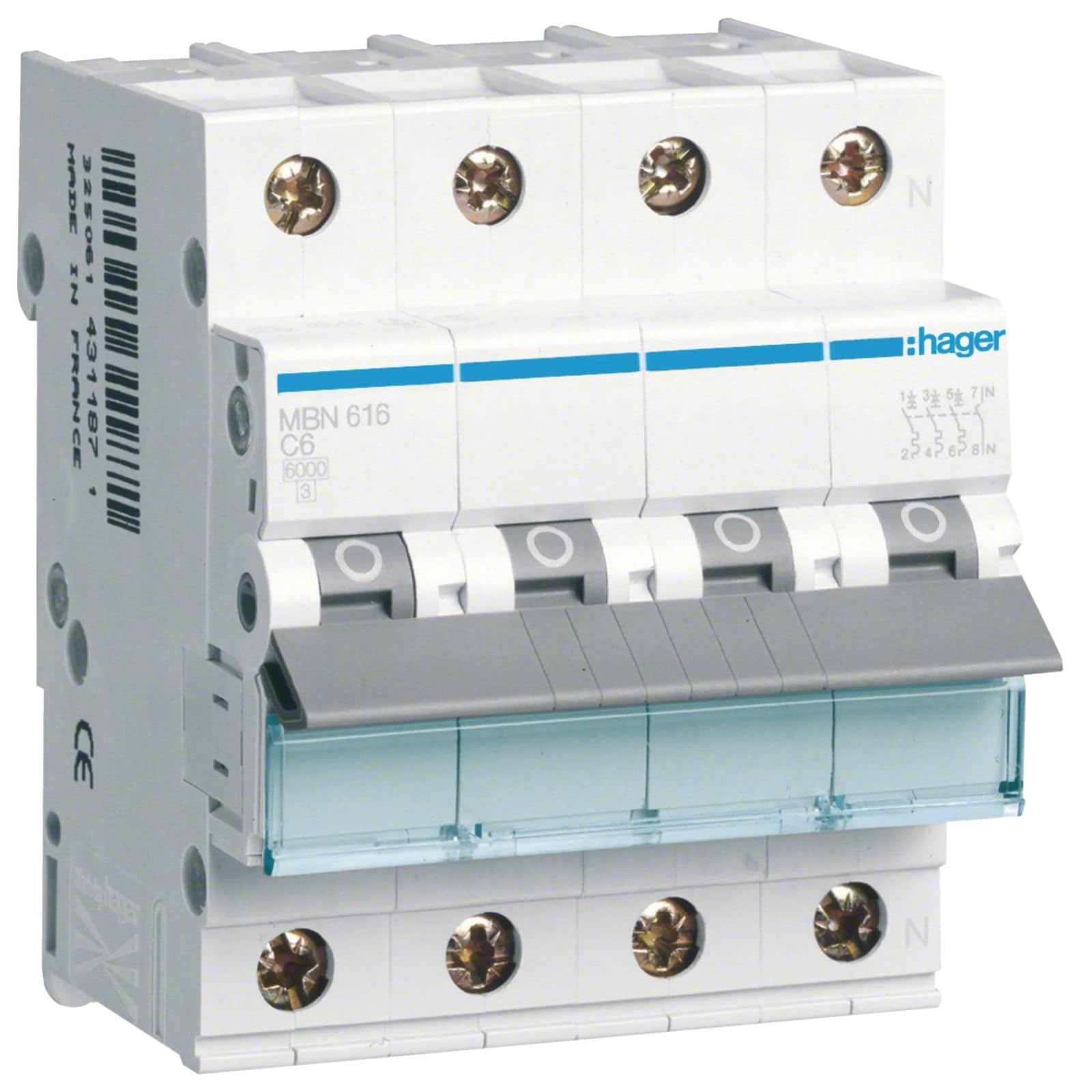Hager MBN616 Elektroschalter 4P