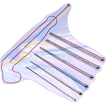 Stainless Steel Sounding Fitness Rod, Smooth Extra Long Shaft for Mens Special Training -D49CCUS02 4mmB