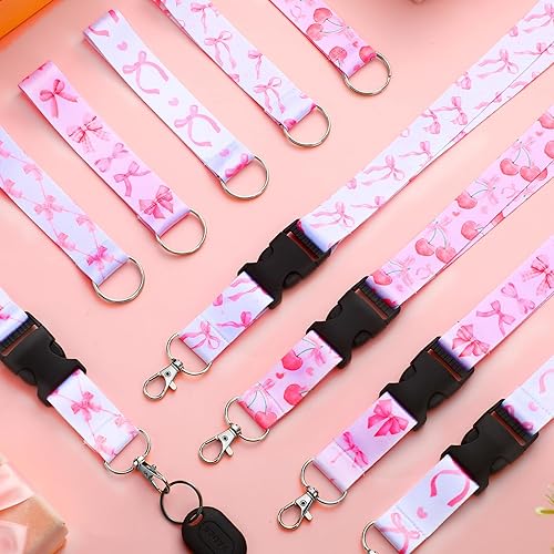 Miniatura 5 de 10 cordones para llaves espaciales, galaxia, cordón estrellado, clips para llavero de muñeca, cordones de cuello para mujeres y hombres (cielo