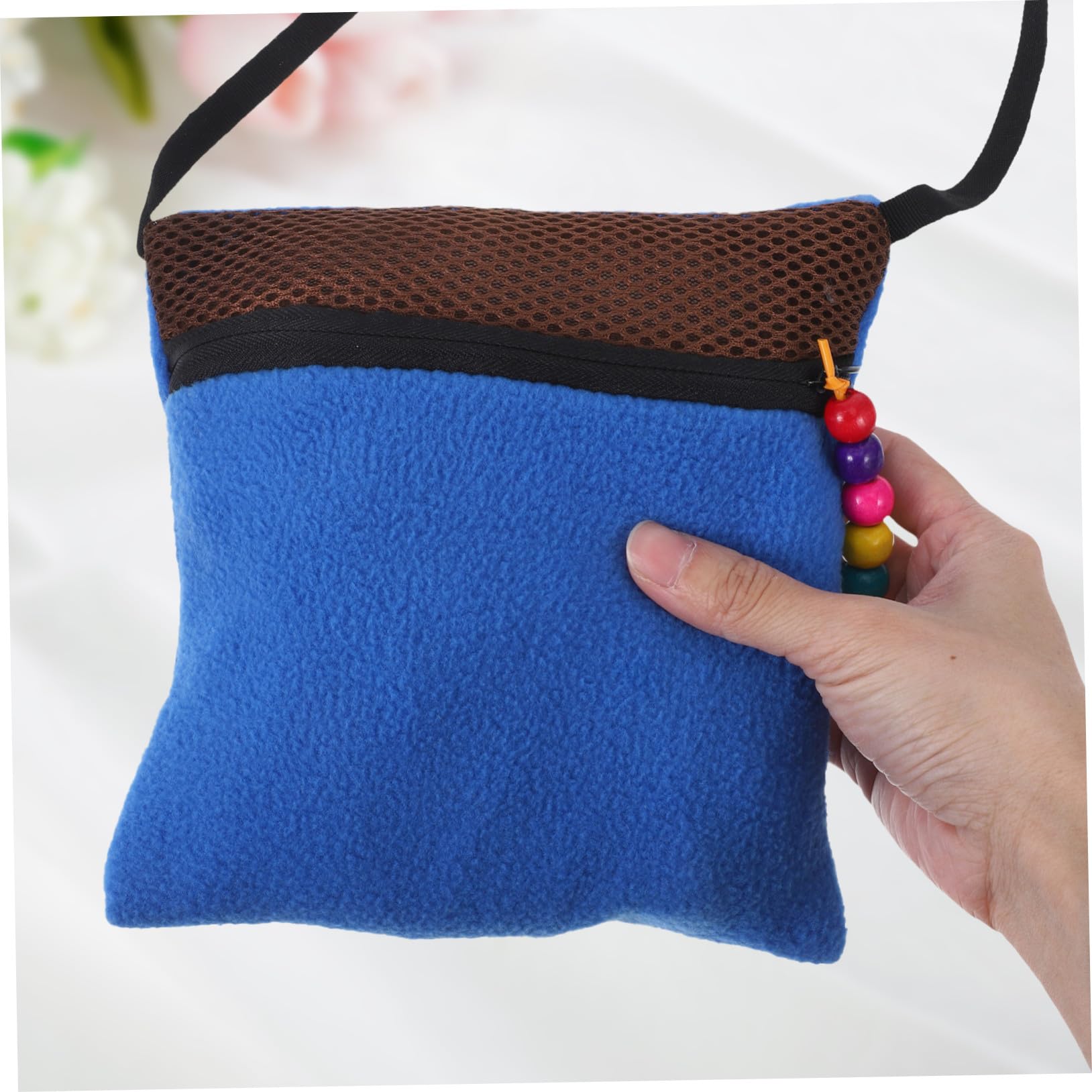 Bolsa Portátil para Transportar Pequeños Roedores y Petauros Saco de Dormir Transpirable para Hámsteres y Otros Animales Pequeños Bolsa Cómoda y Segura con Interior para