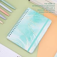 Vista 6 de Libro de contraseñas con pestañas alfabéticas - Cuaderno de contraseñas en espiral para Internet y computadora, registro de sitios web, nombres