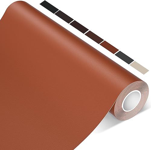 Miniatura 12 de Parche de reparación de cuero, cinta de reparación de cuero autoadhesiva de 17 x 60 pulgadas, parches de cuero grandes para sofás, muebles, asientos