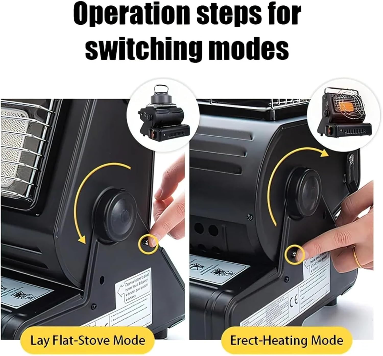 Kerosene Heater, Portable Gas Camping Stove Outdoor Picnic BBQ Hand Warmer Home Heater Cassette For Tent Fishing,for Indoor Camping Garage