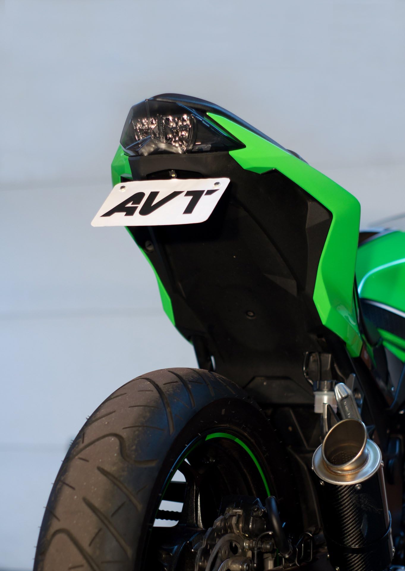 AVT Ninja 300 Fender Eliminator Kit 2013-2017 - Integrated LED Tail Light