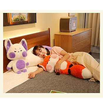 Amazon｜[LSDZW] 可愛い 狐 ぬいぐるみ もふもふ キツネ 抱き枕