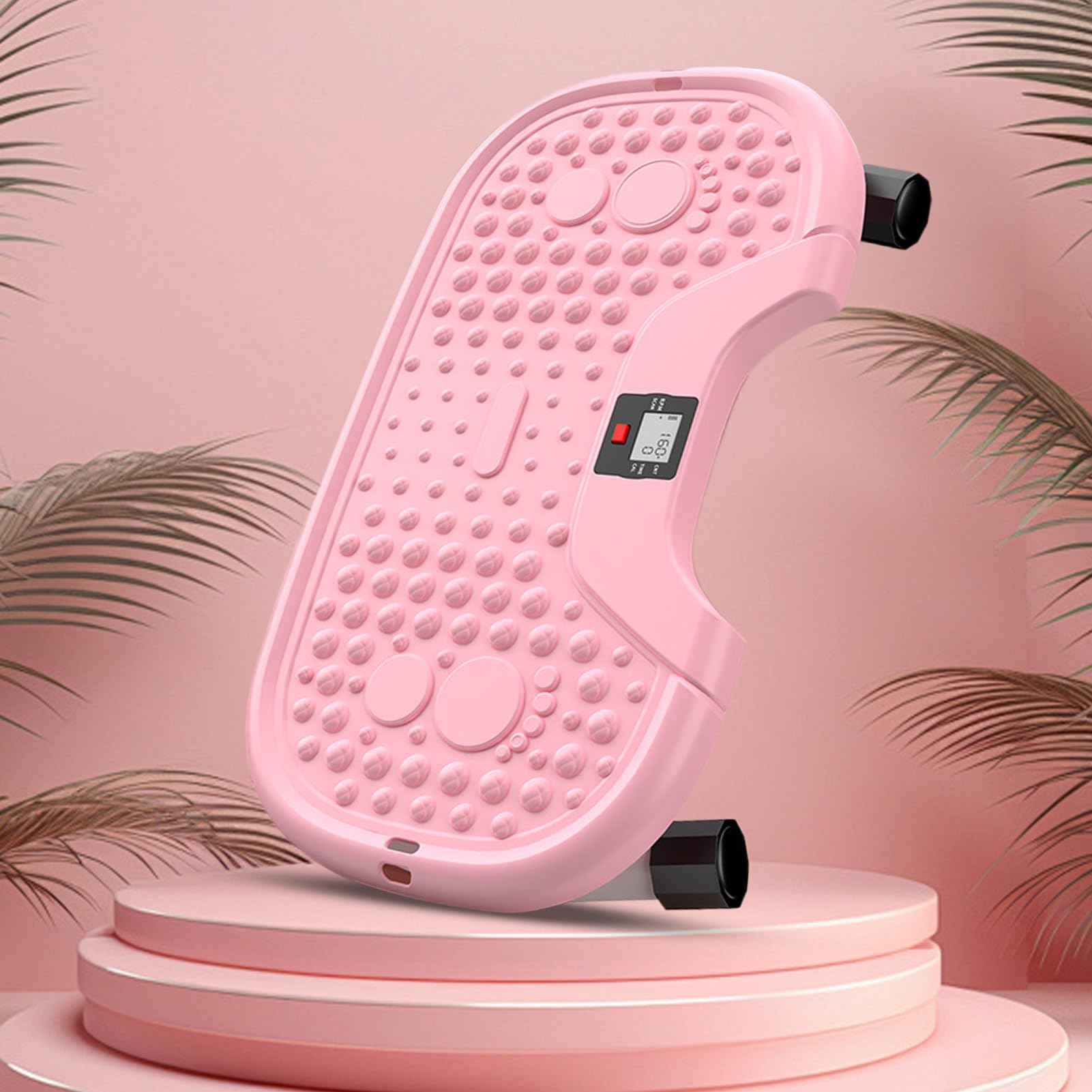 Stepper a scale per ufficio, per allenare le gambe, portatile, con schermo LCD, per uomini, donne e anziani, lavoro addominale e zone/inferiore, uso interno