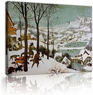 Hunter in the Snow Giclee Canvas Prints Piete...,