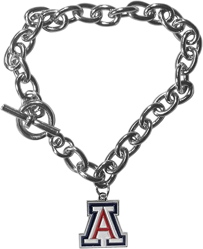 Miniatura 6 de Siskiyou NCAA - Juego de pulseras de cadena y aretes colgantes unisex para adultos