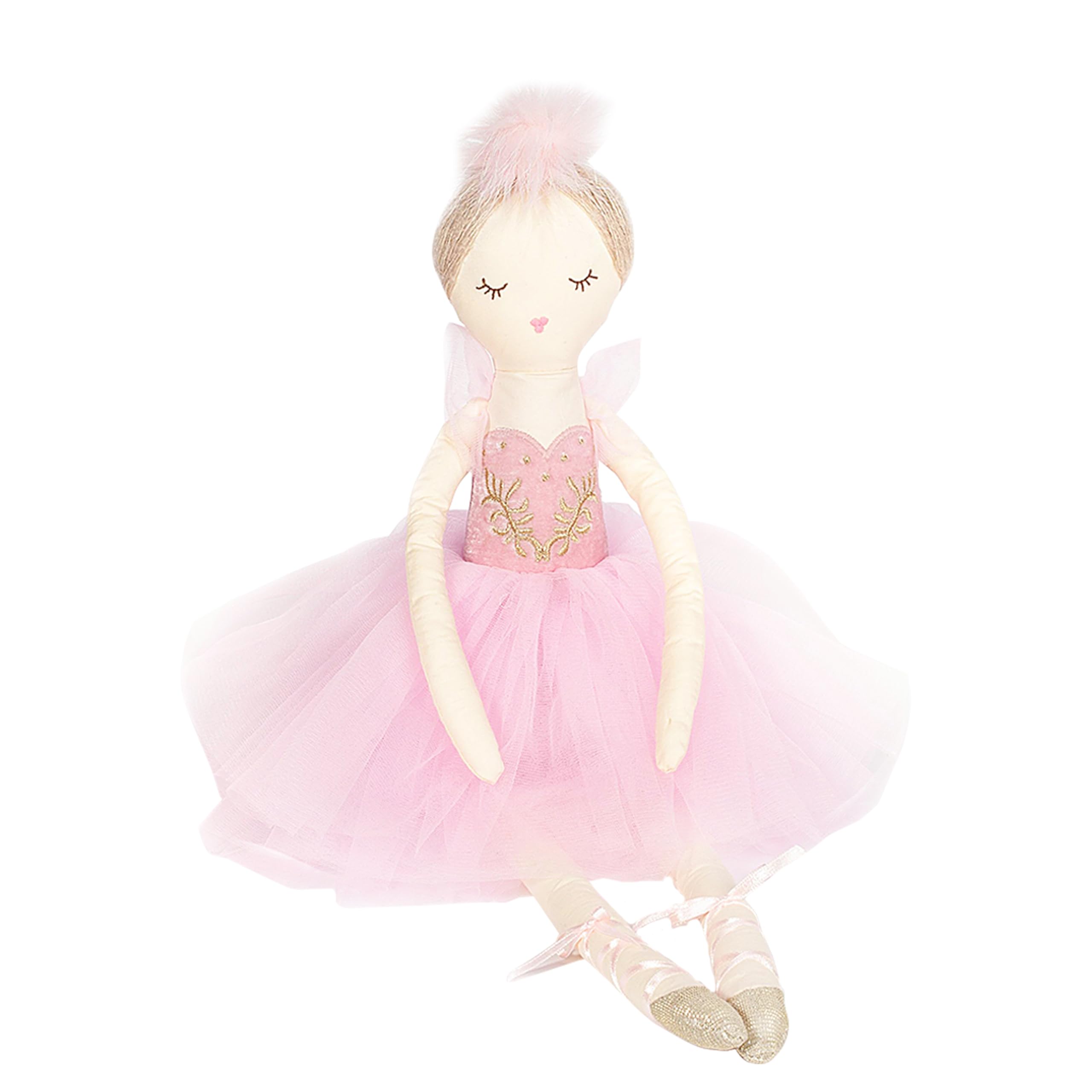 Swan Princess Ballerina Doll - 22", Soft Elegant Plush Doll for Little Girls, Use as Toy or Room Decor, Great Gift for Kids of All Ages