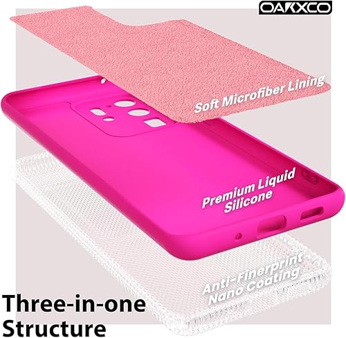 Miniatura 5 de oakxco Funda para teléfono Samsung Galaxy Note 20 5G, silicona líquida, color sólido brillante fluorescente, funda protectora mate de goma TPU suave