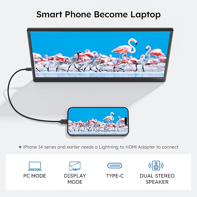 Monitor Extensor 15.6 FHD IPS miniatura 8