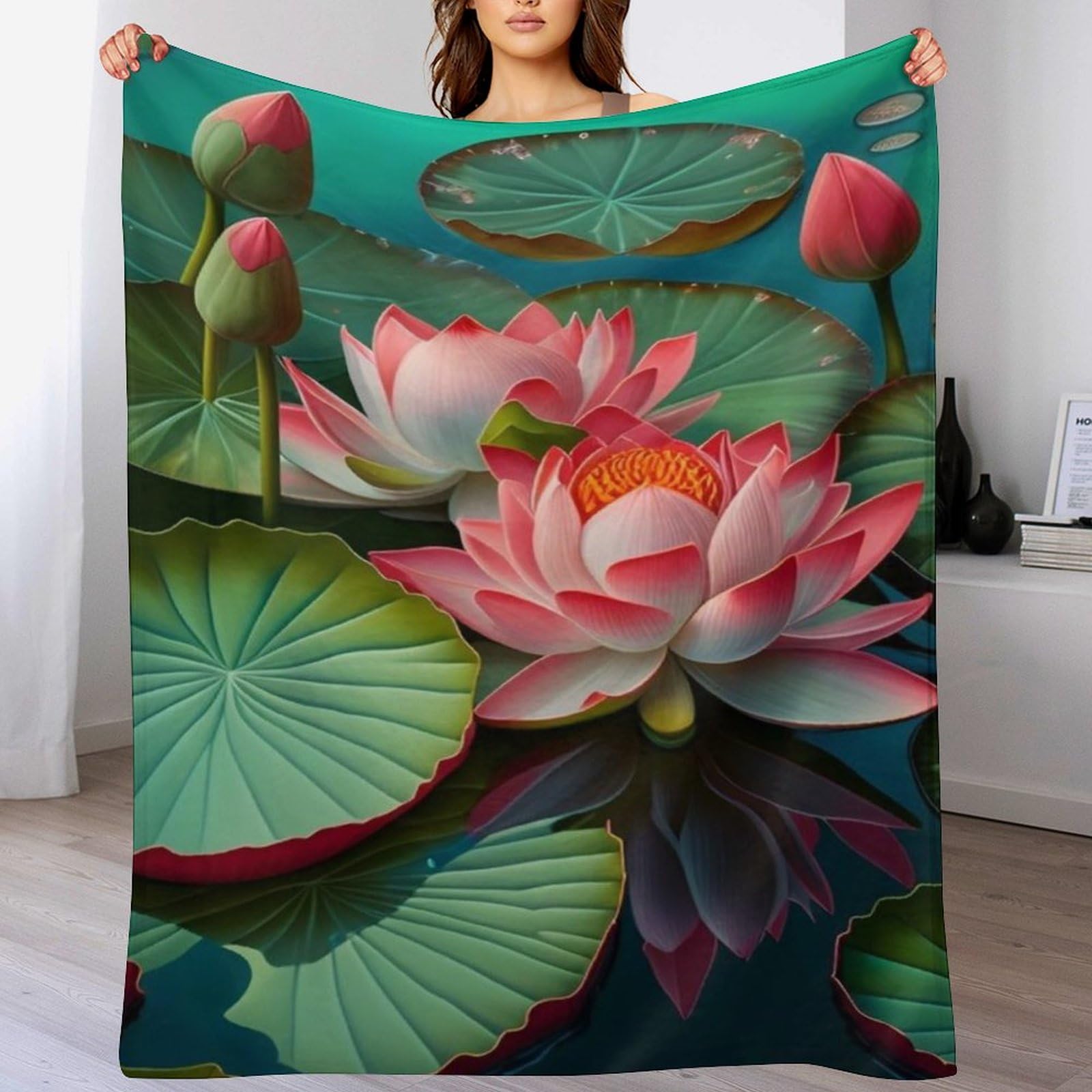 Couverture en flannel super doux anti-perte de poils grand lit