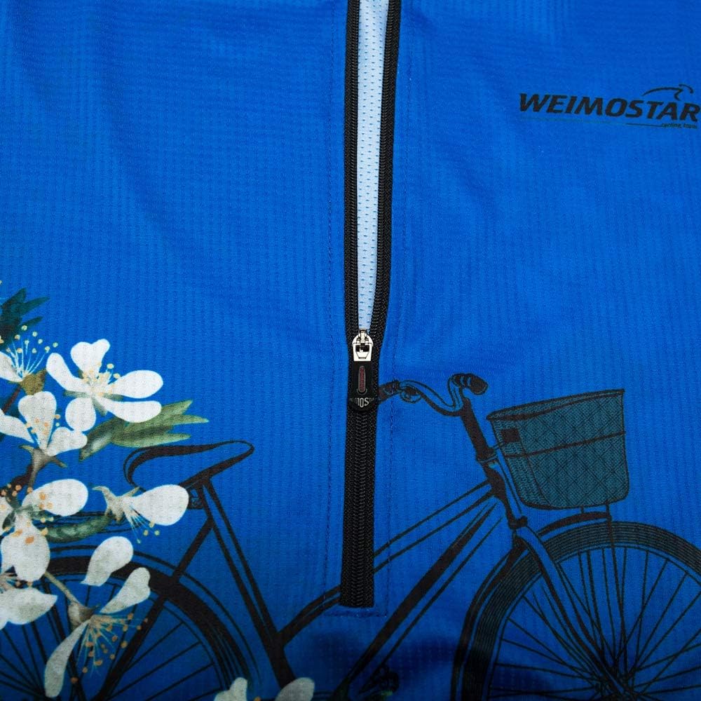 Cycling Jersey Women Pro Team MTB Jersey Breathability Half Zip Short Sleeve Bike Bicycle Tops