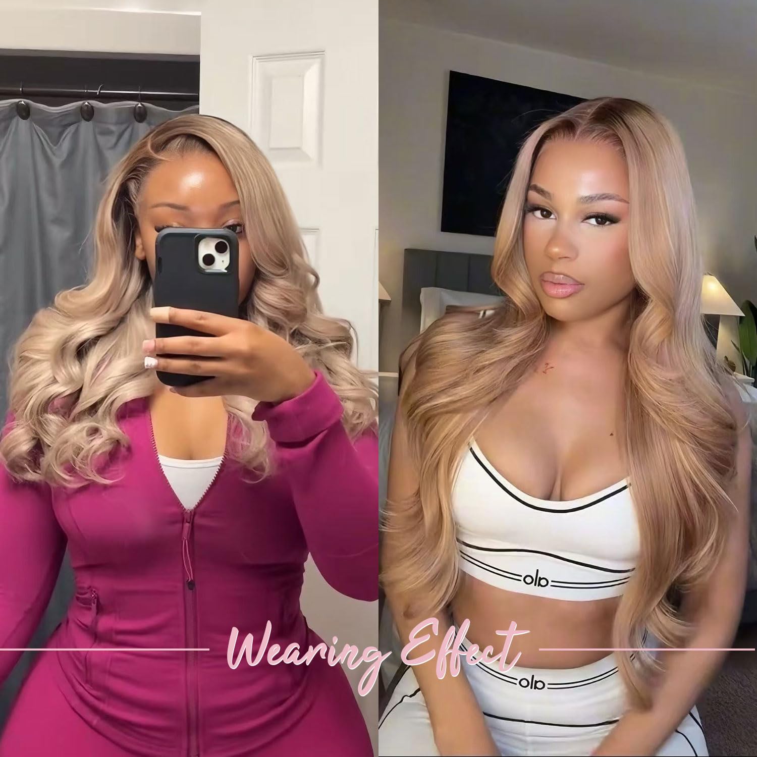 Ash Blonde Wig Human Hair 13x4 HD Lace Front Glueless Wigs for Women - Body Wave, Pre Plucked Hairline, Mini Knots, 250% Density - Image 8