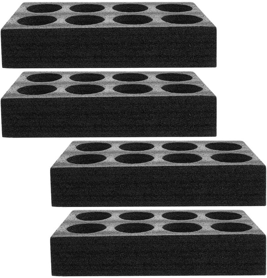 Cabilock 4Pcs Foam Cup Carrier Trays Drinking Cup Holders