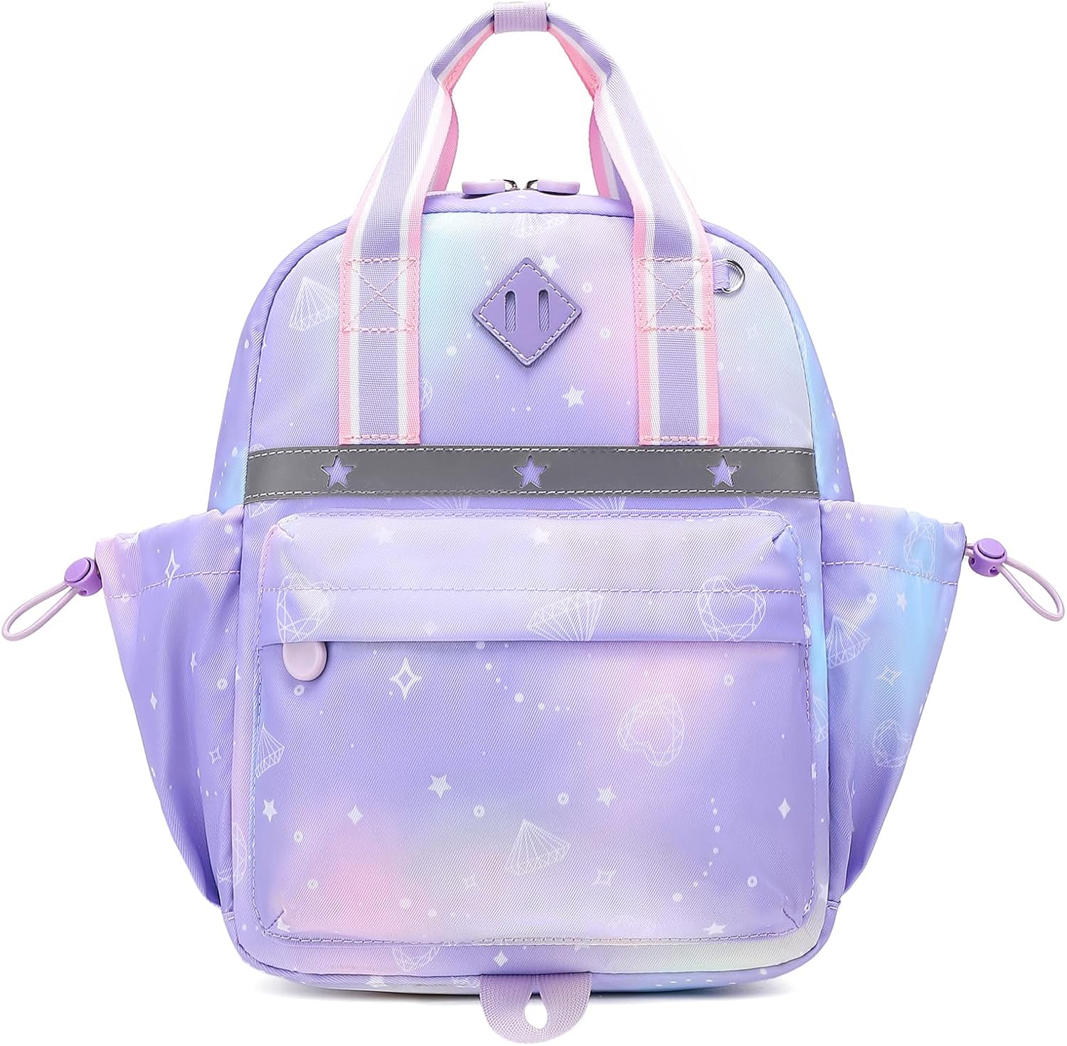 Toddler Backpack for Girls 2-4 Mini Diaper Daycare Bag Preschool Kids Bookbag for Kindergarten Elementary School Travel, Diamond