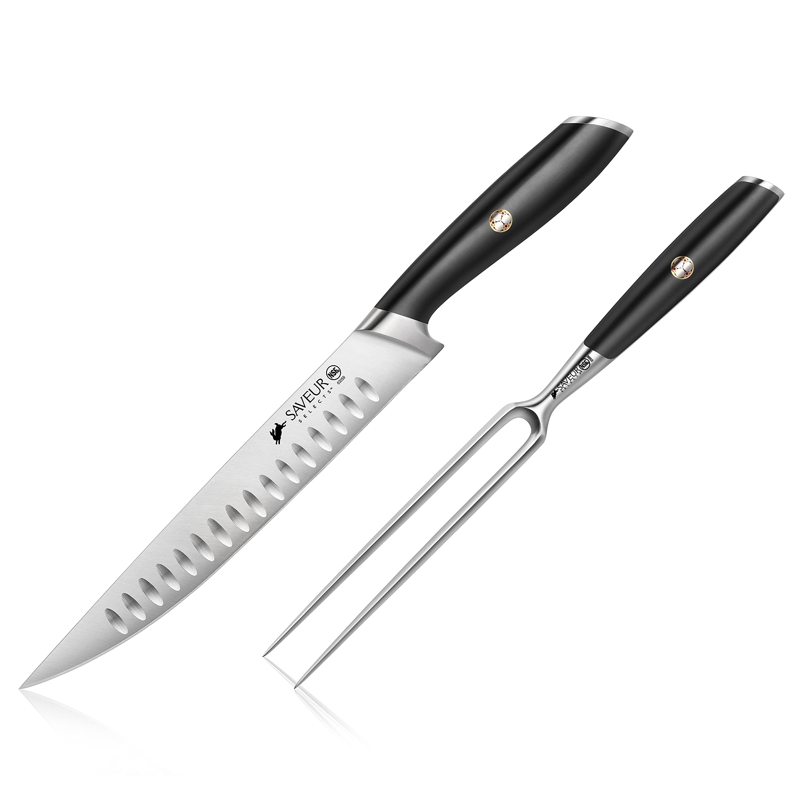 SAVEUR SELECTS 1026283 German Steel Forged 2-Piece Carving Set