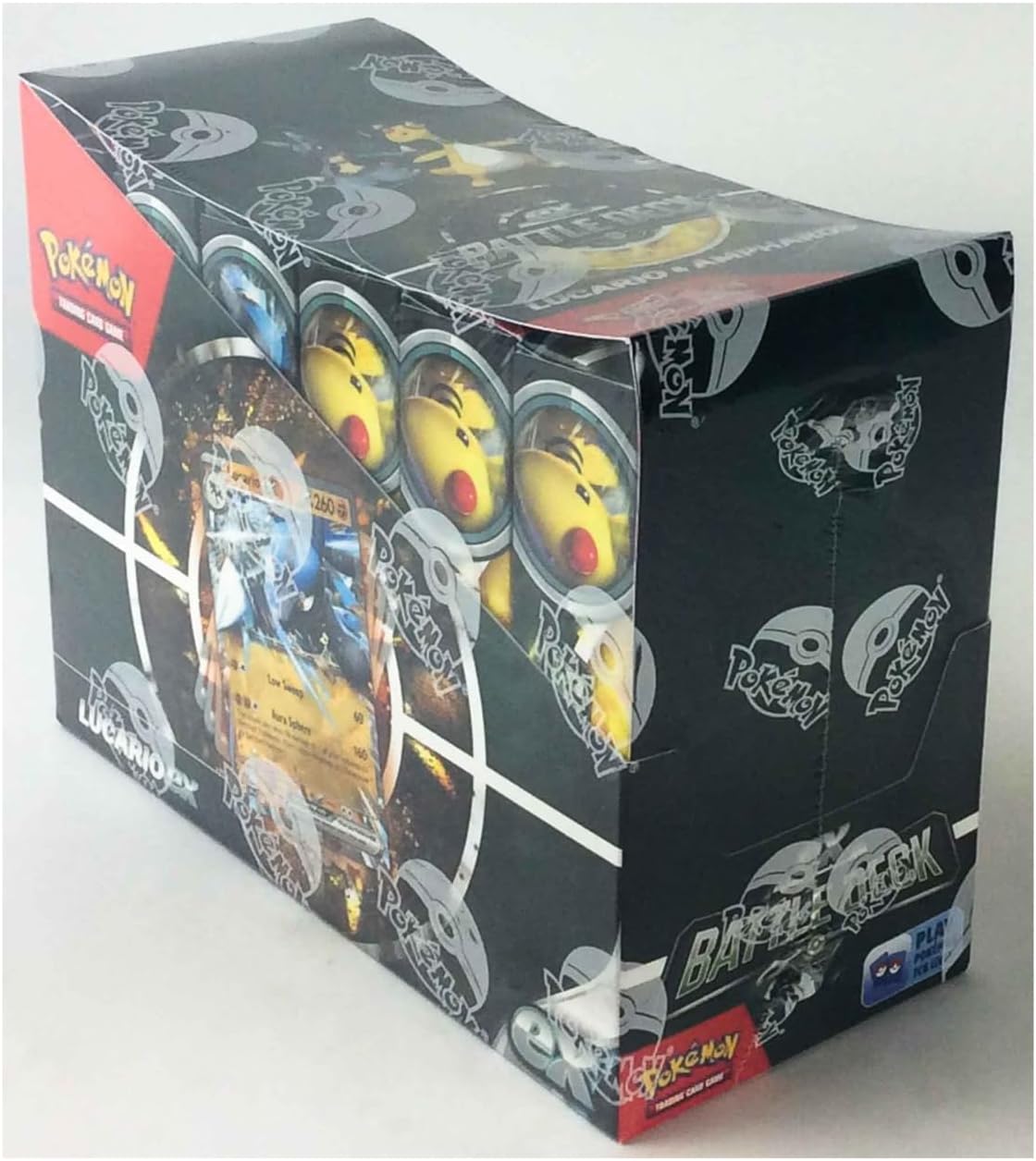 Pokemon Modern Battle Deck Display - Ampharos ex - Lucario ex