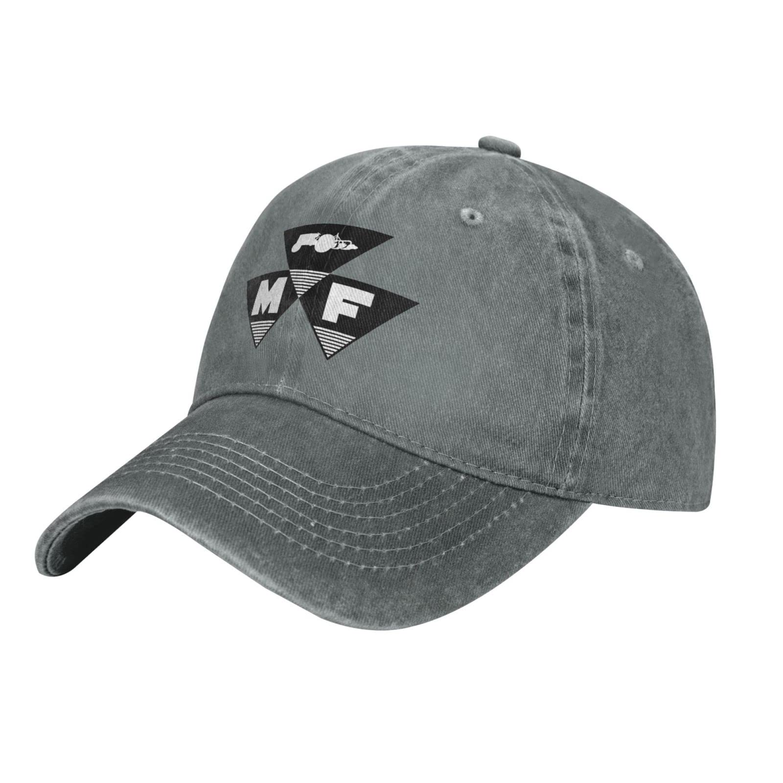DPgUfPV Massey Ferguson Hat Adjustable Baseball Cap Cotton Cowboy Hats, Fashionable for Man Woman Gray