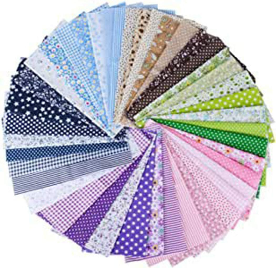 Quilting Fabric Gece 42pcs 10x10 inches (25cmx25cm) 42 Patterns Cotton Fabric Bundle