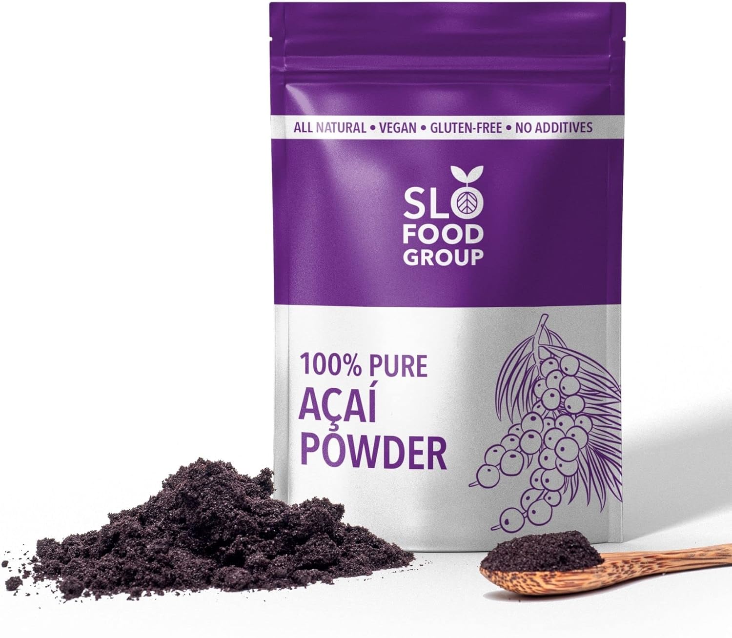 Slofoodgroup Freeze Dried Açaí Powder Pure Acai Powder from Brazil (3