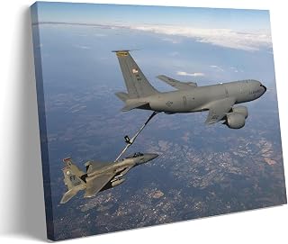 KC-135 Aerial Refueling Aircraft Military Aircraft Poster US Air Force Aircraft Landscape Art Decoration Bathroom Aircraft Decoration Office Large Aviation Aircraft Wall Decoration Cool Boys Cave Gift