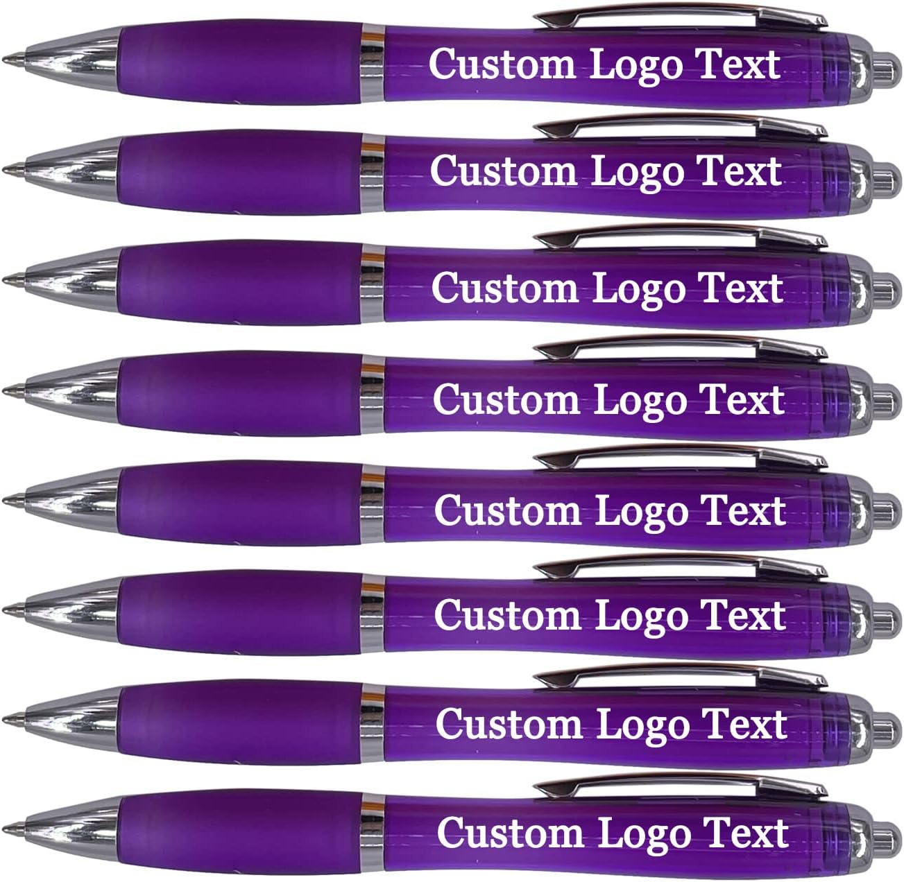 HEYZARDA Personalized Pens with Name Custom Text Logo Retractable Customized