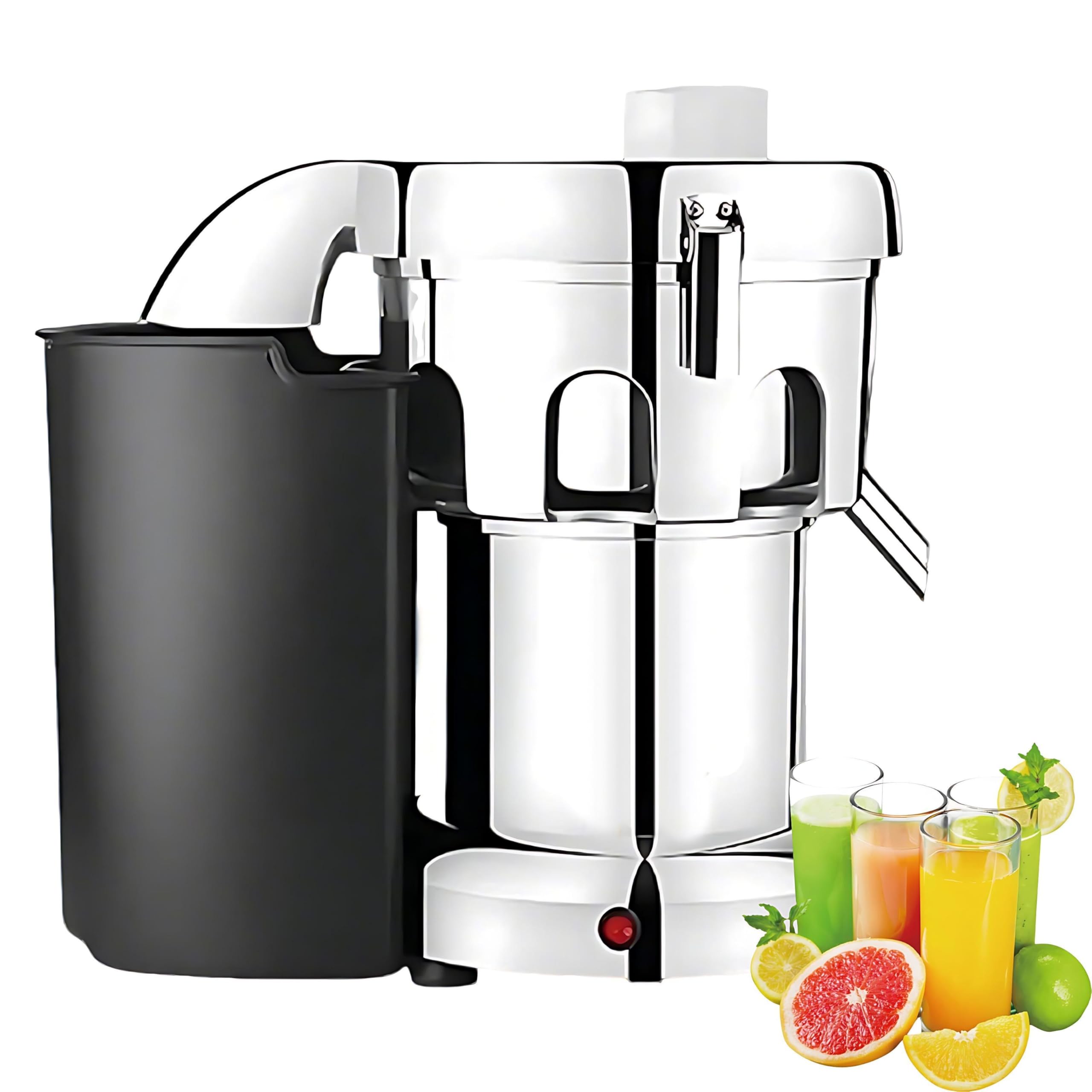Extracteur de jus centrifuge Automatique Commercial, avec séparation du jus et des résidus, Convient aux Maisons, Restaurants et cafés.